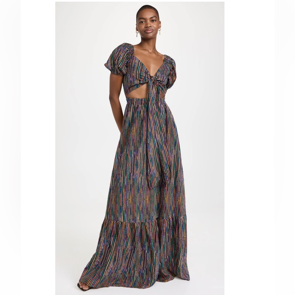 Ramy Brook Striped Maxi Dress